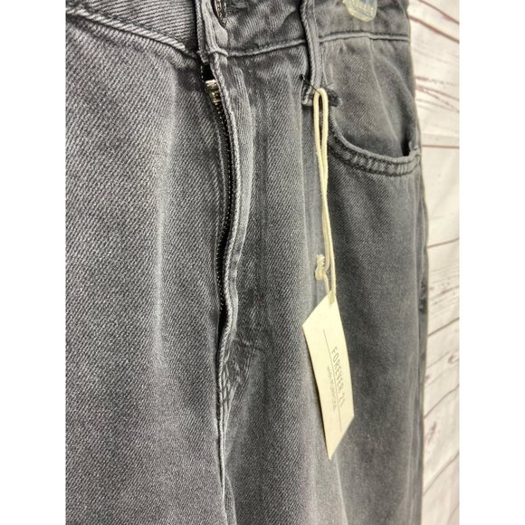 Forever 21 Distressed Faded Black‎ Cropped Women's Size 29 Denim Pants - Picture 5 of 10